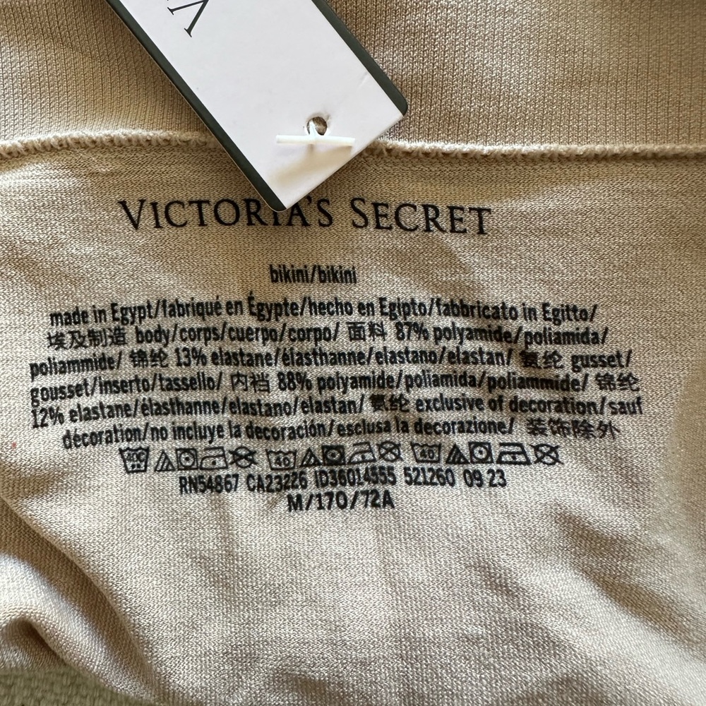 Victoria's Secret Women's Tan High-Leg Bikinis- Pack of 3 NWT - Picture 4 of 5